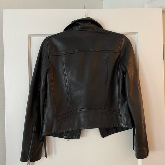AllSaints Dalby Leather Jacket - Picture 6 of 8